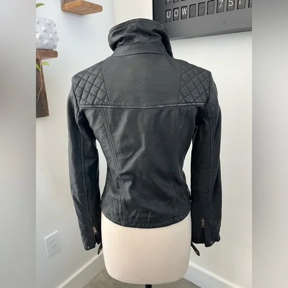 All Saints Leather Jacket - Picture 8 of 11